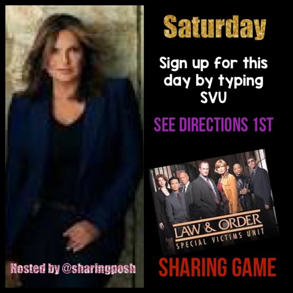SVU Sat -TYPE SVU to join - Weekly share game - Picture 1 of 12